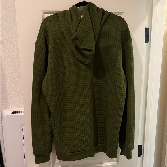 Olive Green Men's Hoodie - Picture 3 of 3